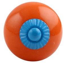 Solid Orange Turquoise Fitting Ceramic Knob